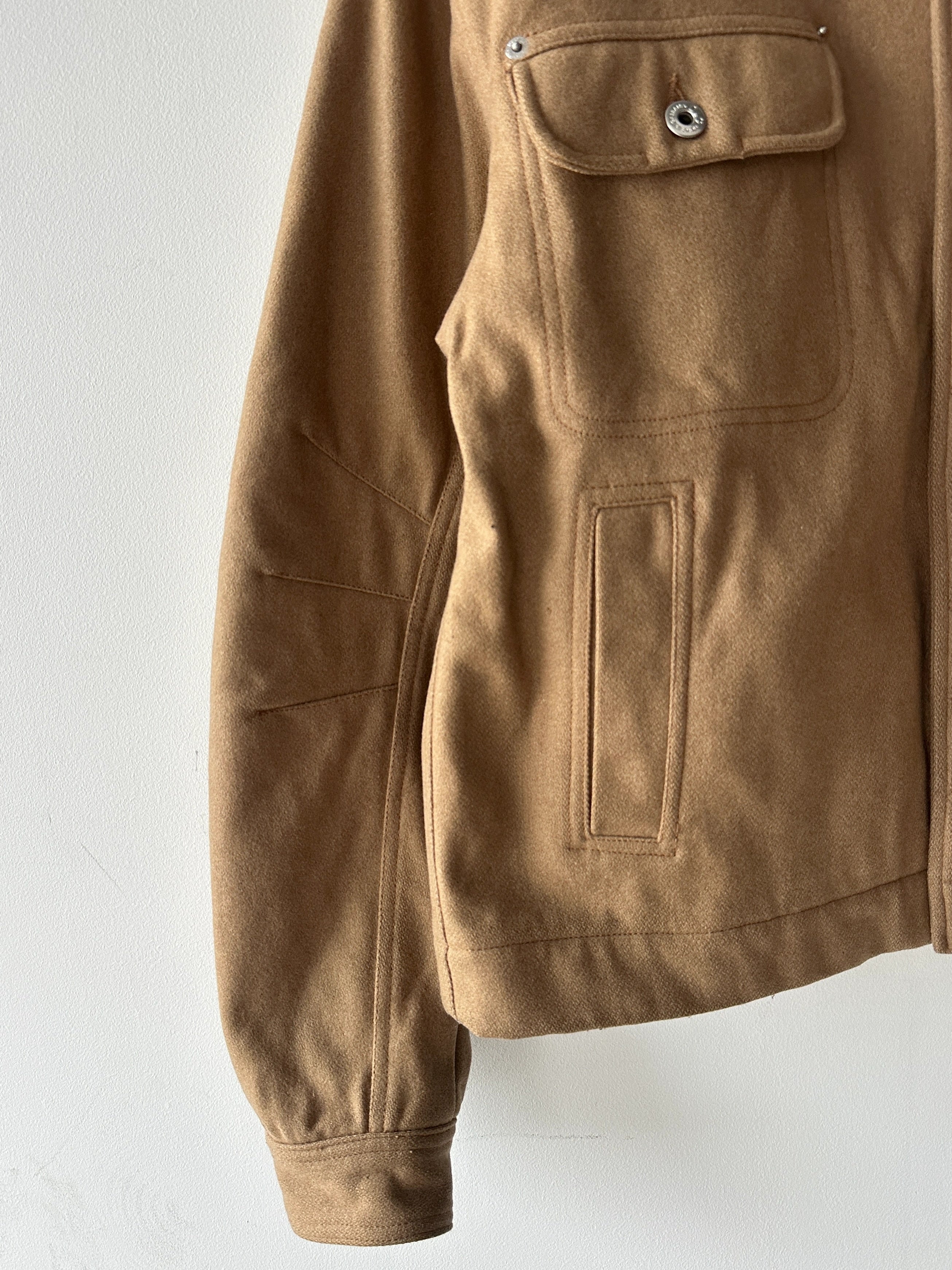 DOLCE & GABBANA - F/W 2001 CROP FIT WOOL JACKET WITH POCKETS AT BACK