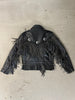 1980s WESTERN LEATHER BIKER JACKET