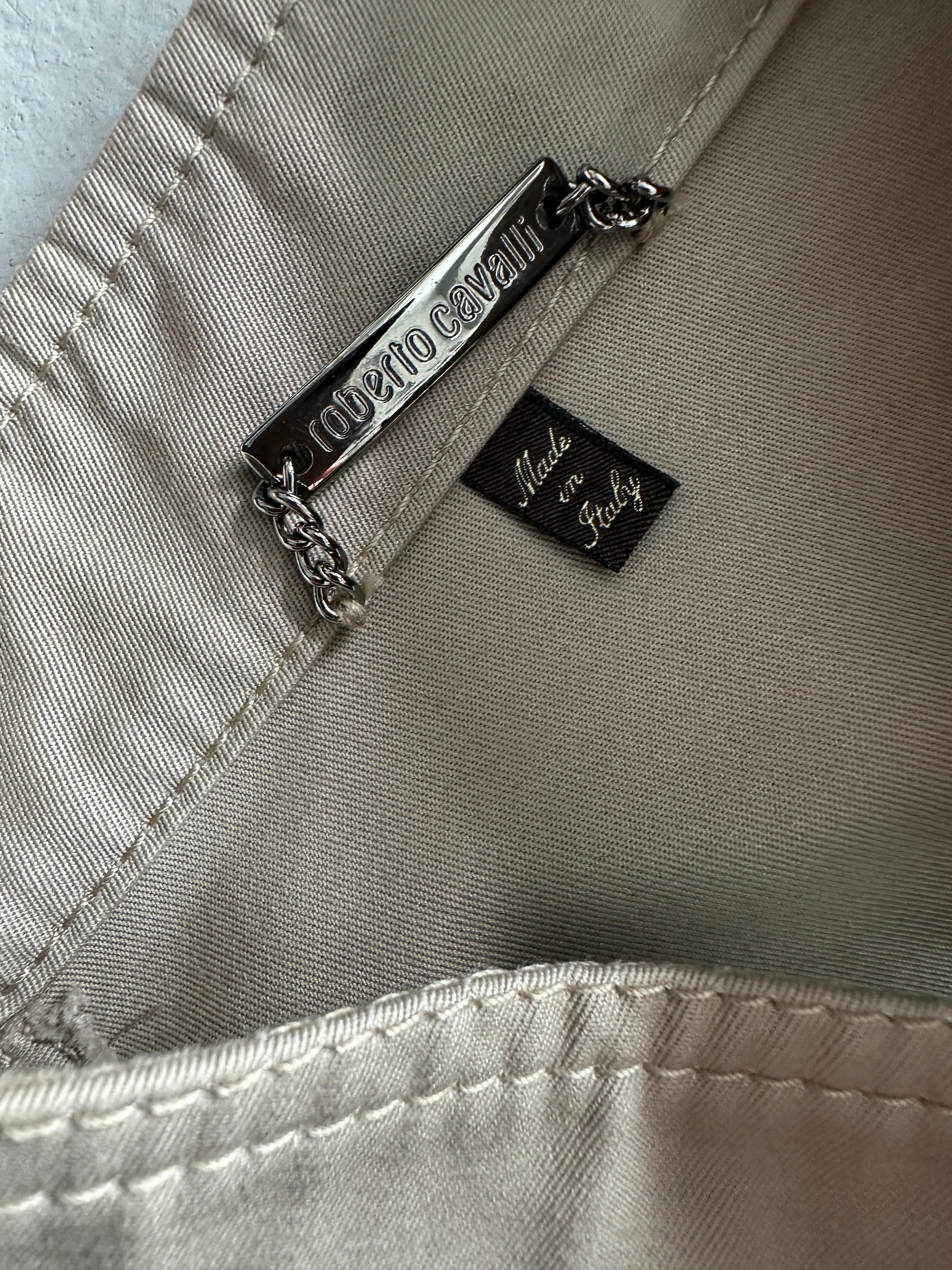ROBERTO CAVALLI - 2000s BIKER JACKET WITH LACE UP DETAIL AT CUFF