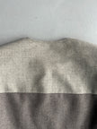 VALENTINO - 1990s BLOCK PANEL WOOL ZIPPED JACKET