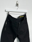 DIRK BIKKEMBERGS - early 2000s BIKER TROUSERS WITH ZIP DETAILS