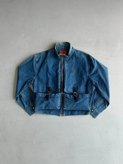 MARITHÉ + F. GIRBAUD 1990s DENIM JACKET WITH OVERSIZED POCKETS