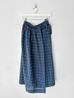 ISSEY MIYAKE PLANTATION - 1980s ASYMMETRIC LONG WRAP SKIRT