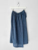 ISSEY MIYAKE PLANTATION - 1980s ASYMMETRIC LONG WRAP SKIRT