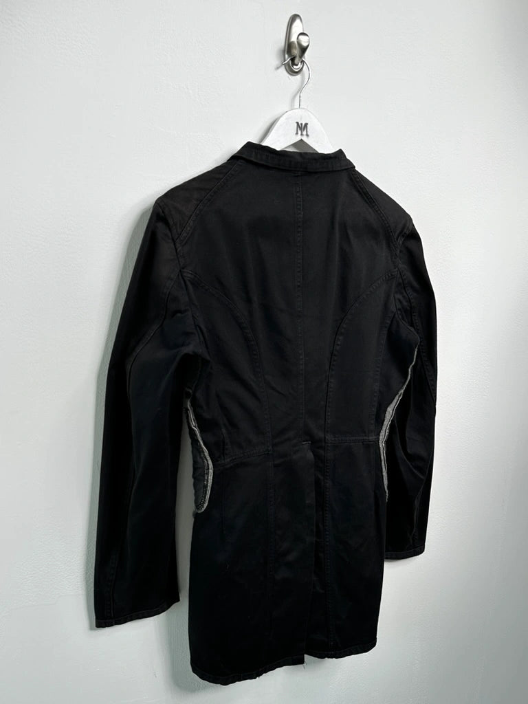 COMME DES GARÇONS - S/S 2010 DECONSTRUCTED PATCHWORK LONG BLAZER