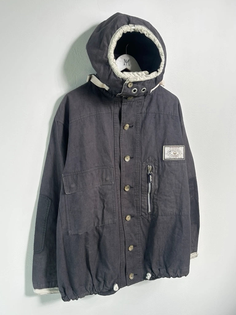 ARMANI JEANS - 1990s GUNNER SMOCK COTTON JACKET