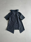 MARTIN MARGIELA - S/S 2007 NECK TIE OPEN FRONT BLOUSE