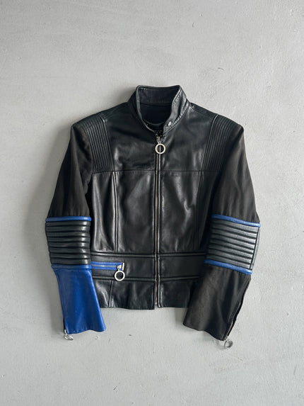 GIANFRANCO FERRÉ - 1990s BIKER LEATHER JACKET
