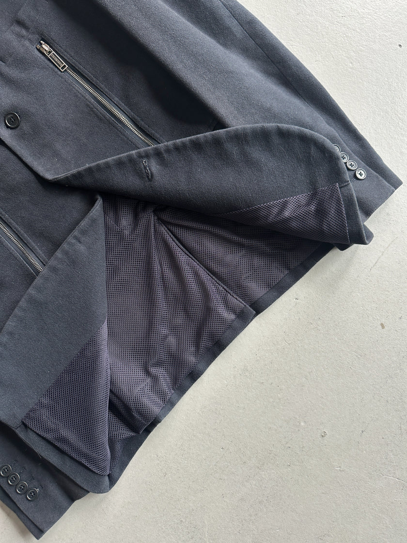 BIKKEMBERGS - 2000s BLAZER WITH ZIP DETAILS AT FRONT