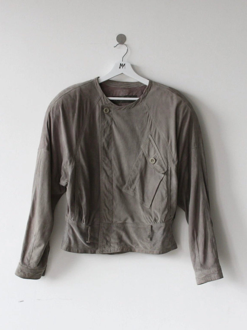EMPORIO ARMANI 1980s SUEDE JACKET