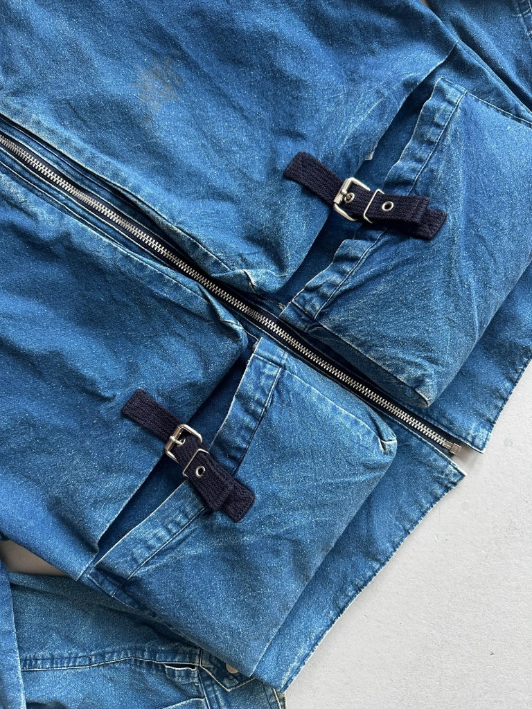 MARITHÉ + F. GIRBAUD 1990s DENIM JACKET WITH OVERSIZED POCKETS