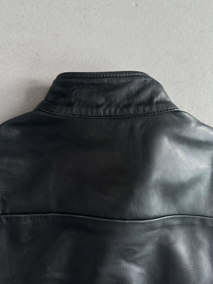 GIANFRANCO FERRÉ - 1990s BIKER LEATHER JACKET