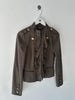 ARMANI - 2000s FITTED JACKET WITH RUFFLED FRONT