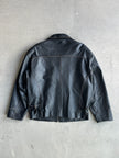 1980s STRAIGHT FIT OVERSIZED CARGO LEATHER JACKET