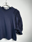 COMME DES GARÇONS - S/S 2008 RUCHED PUFF SLEEVE TOP