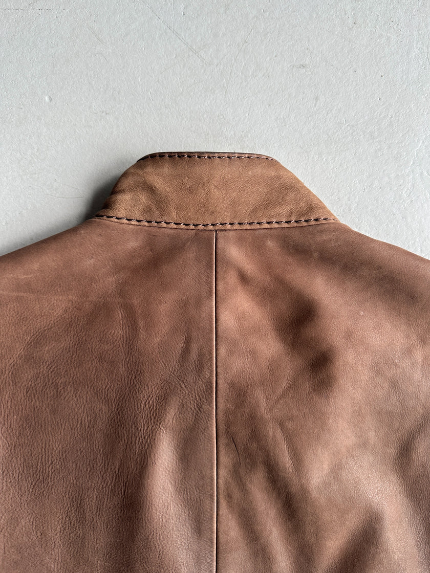 BIKKEMBERGS - 2000s LEATHER BIKER JACKET