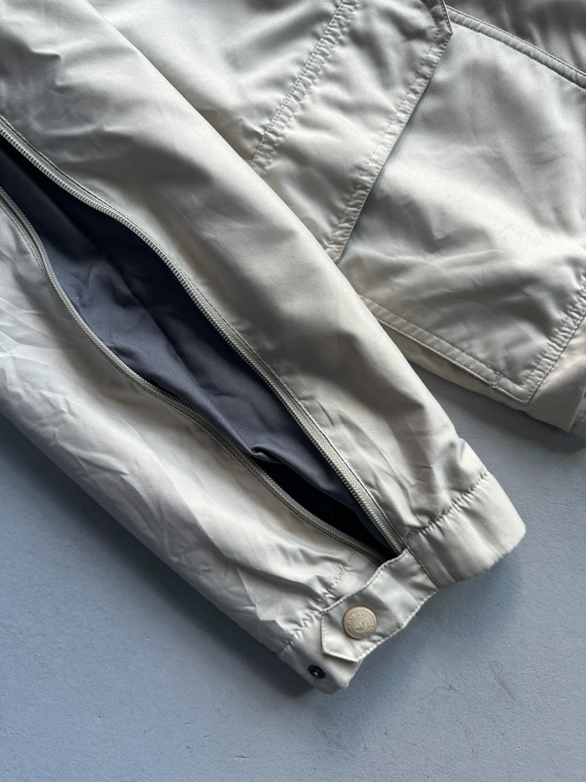 ARMANI JEANS - 1990s ZIPPED SLEEVE FUNNEL NECK JACKET