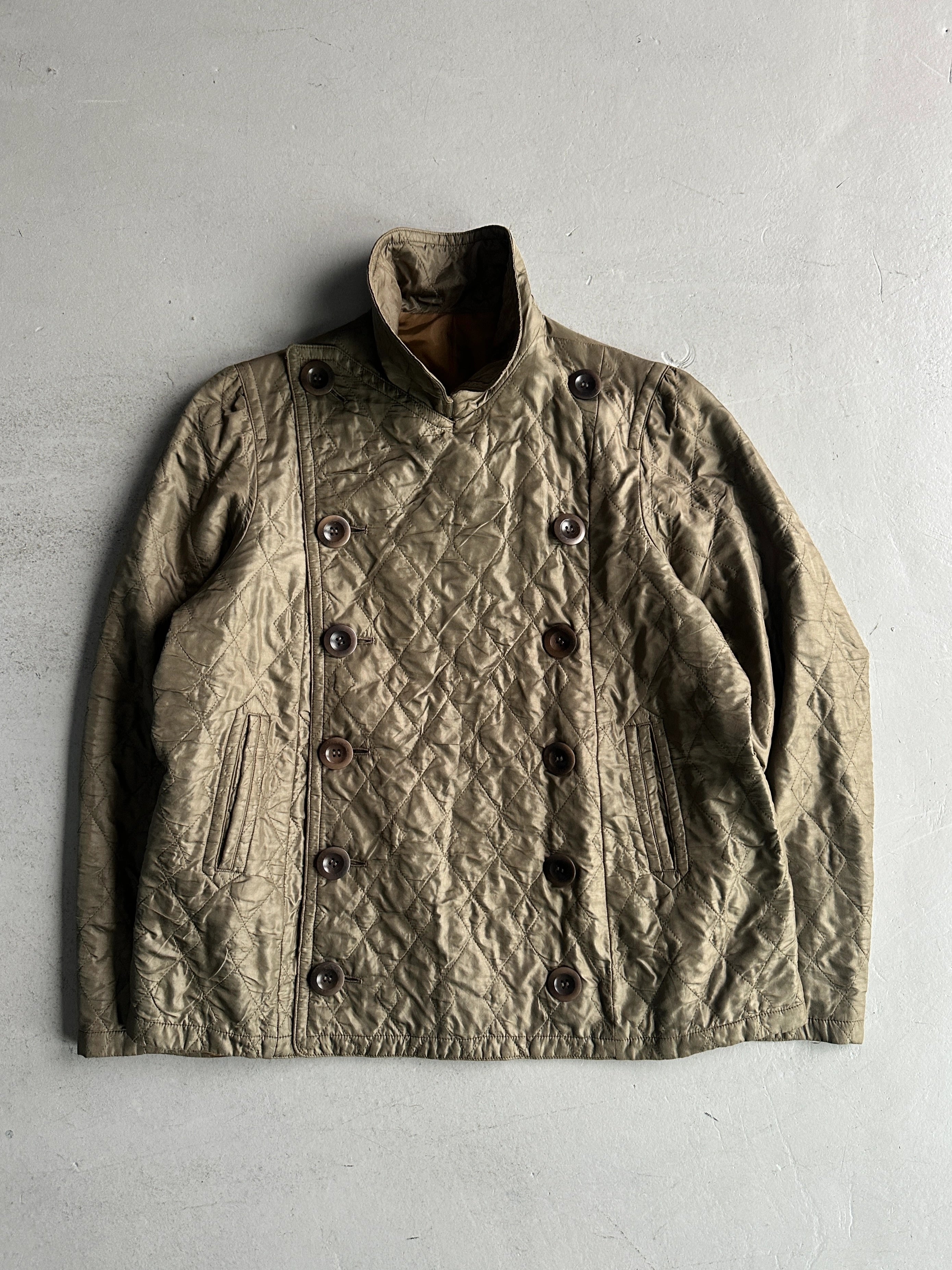 YOHJI YAMAMOTO Y's - A/W 2017 DOUBLE BREASTED QUILTED JACKET