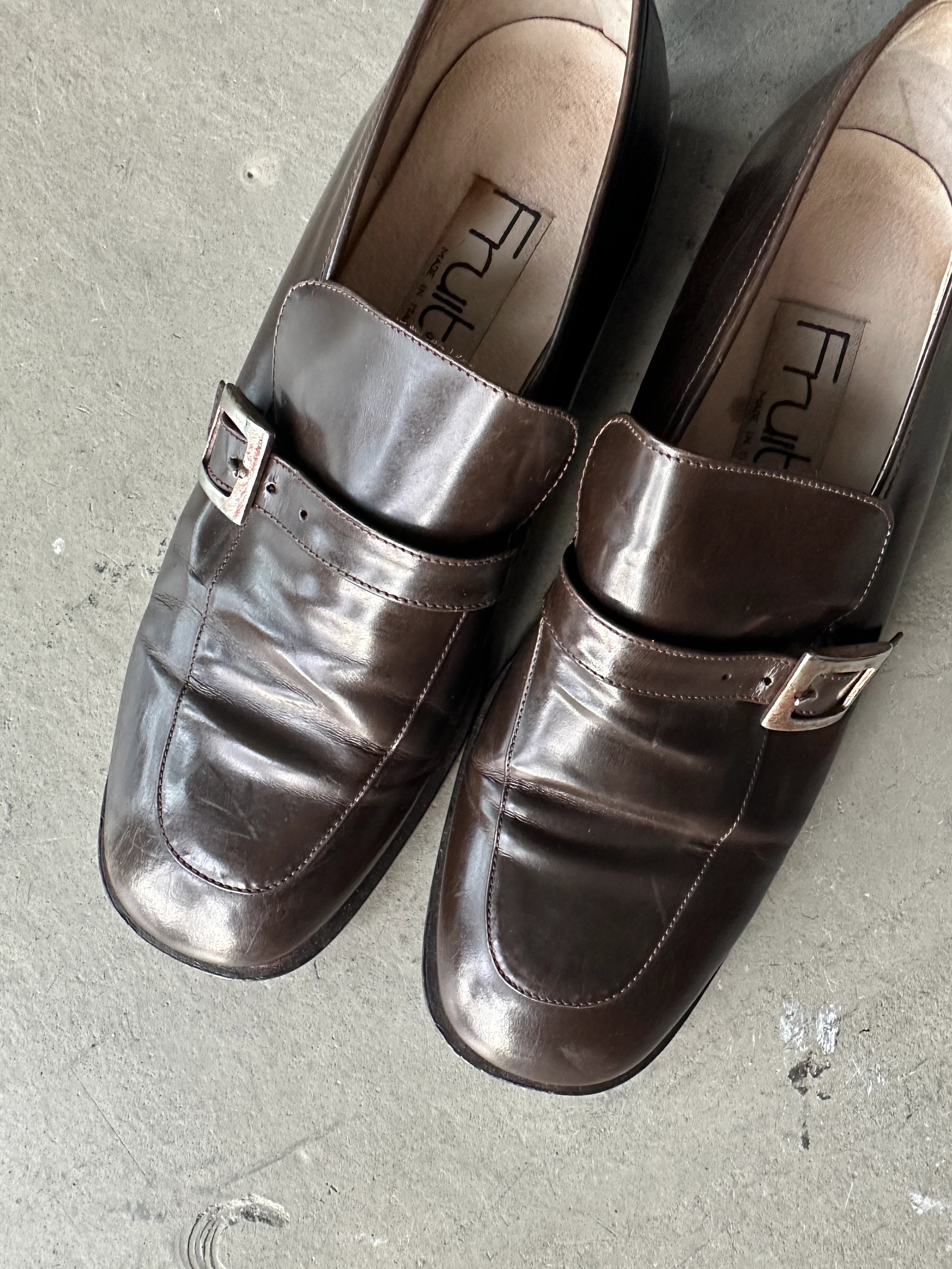 1990s LEATHER LOAFERS