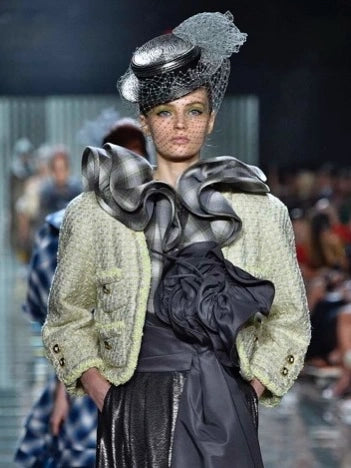 MARC JACOBS - S/S 2019 EXAGGERATED RUFFLED COLLAR TOP