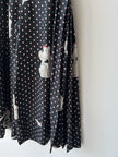 LOEWE - S/S 2018 POLKA DOT CULOTTES TROUSERS WITH SIDE PLEATS
