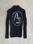 ARMANI JEANS - 1990s CHUNKY KNIT JUMPER