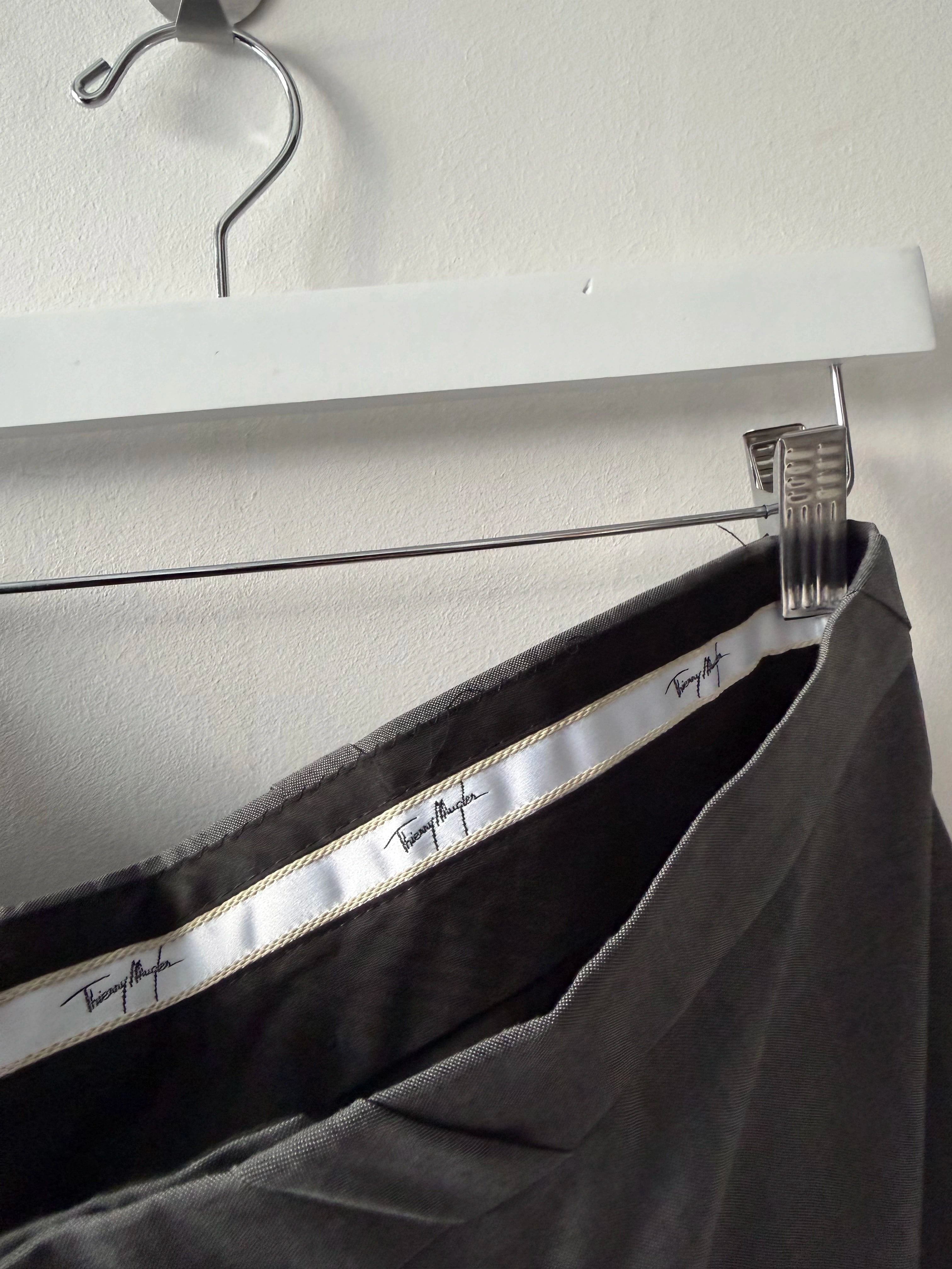 THIERRY MUGLER - 1990s STRAIGHT FIT TAILORED TROUSERS