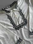 1970s EMBROIDERED WIDE SLEEVE TUNIC SHIRT