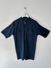 VERSACE - early 2000s ZIP UP SHORT SLEEVE TOP