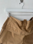 DSQUARED2 - S/S 2014 PANELED CARGO SHORTS WITH OVERSIZED BUTTON DETAILS