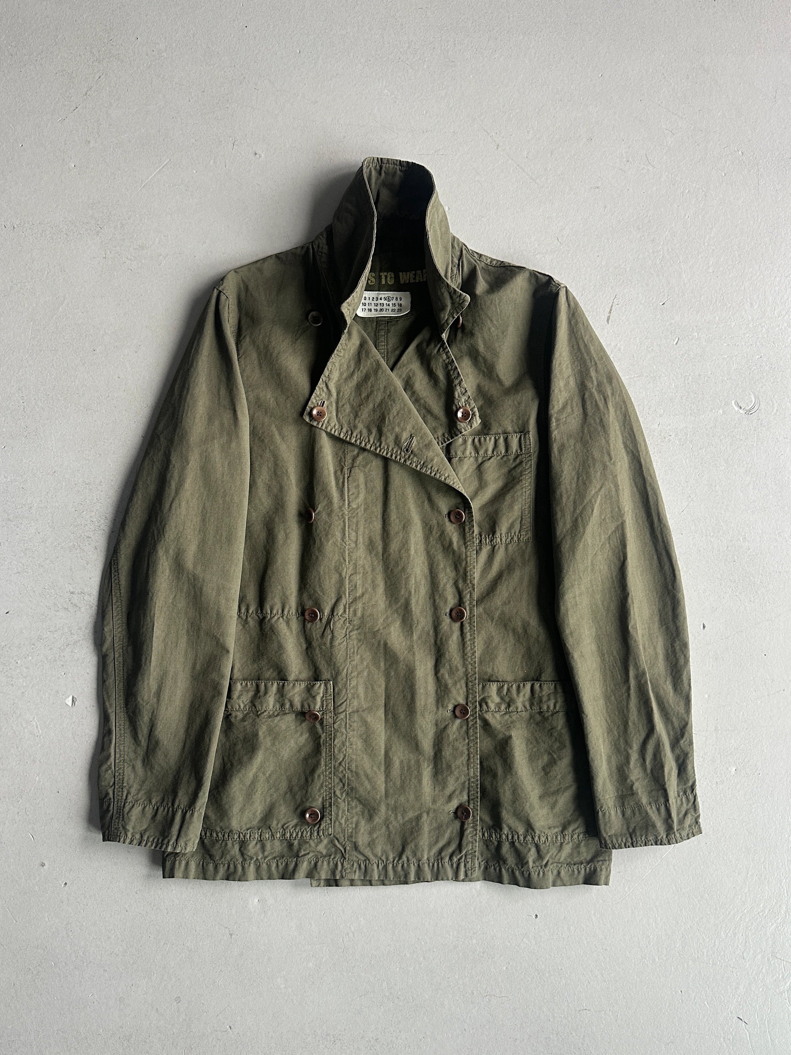 MARTIN MARGIELA - S/S 2003 3 WAYS TO WEAR BUTTONED JACKET