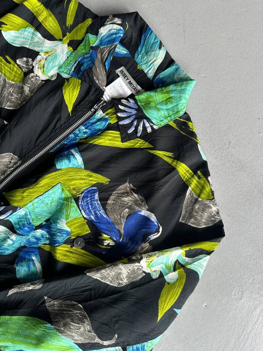 ISSEY MIYAKE - S/S 1996 FLORAL PRINT BOXY FIT LIGHT JACKET