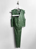 KANSAI YAMAMOTO - late 1970s TWO PIECE SET WITH WAISTCOAT AND HIGH WAIST TROUSERS