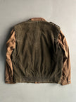 YVES SAINT LAURENT - 1980s CORDUROY JACKET WITH CONTRASTING SLEEVE