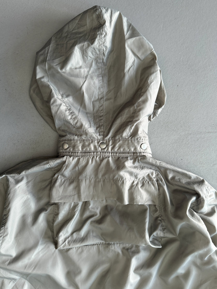 ISSEY MIYAKE WINDCOAT - 1980s FOLDABLE LONG WINDBREAKER JACKET