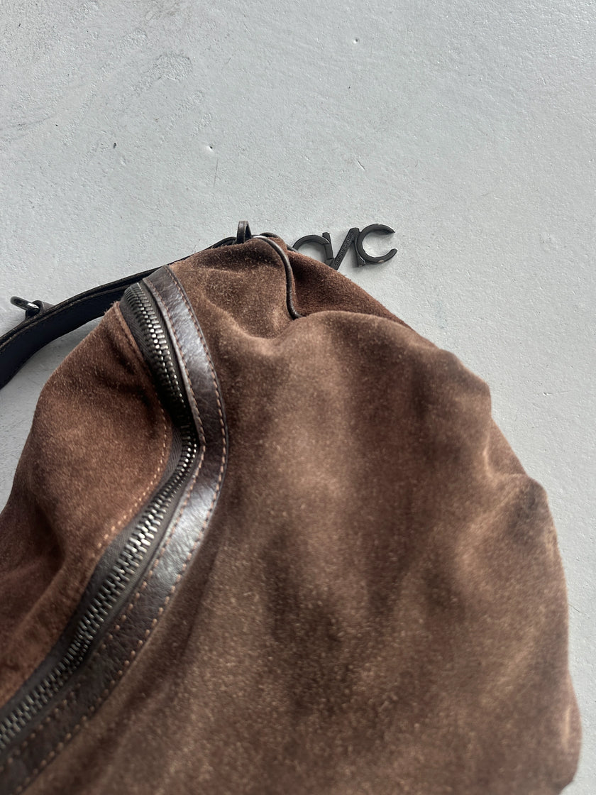 C'N'C COSTUME NATIONAL - F/W 2010 SUEDE LARGE HOBO BAG