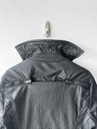 ANDREW MACKENZIE - F/W 2008 WAXED PVC LONG JACKET WITH ZIP DETAILS