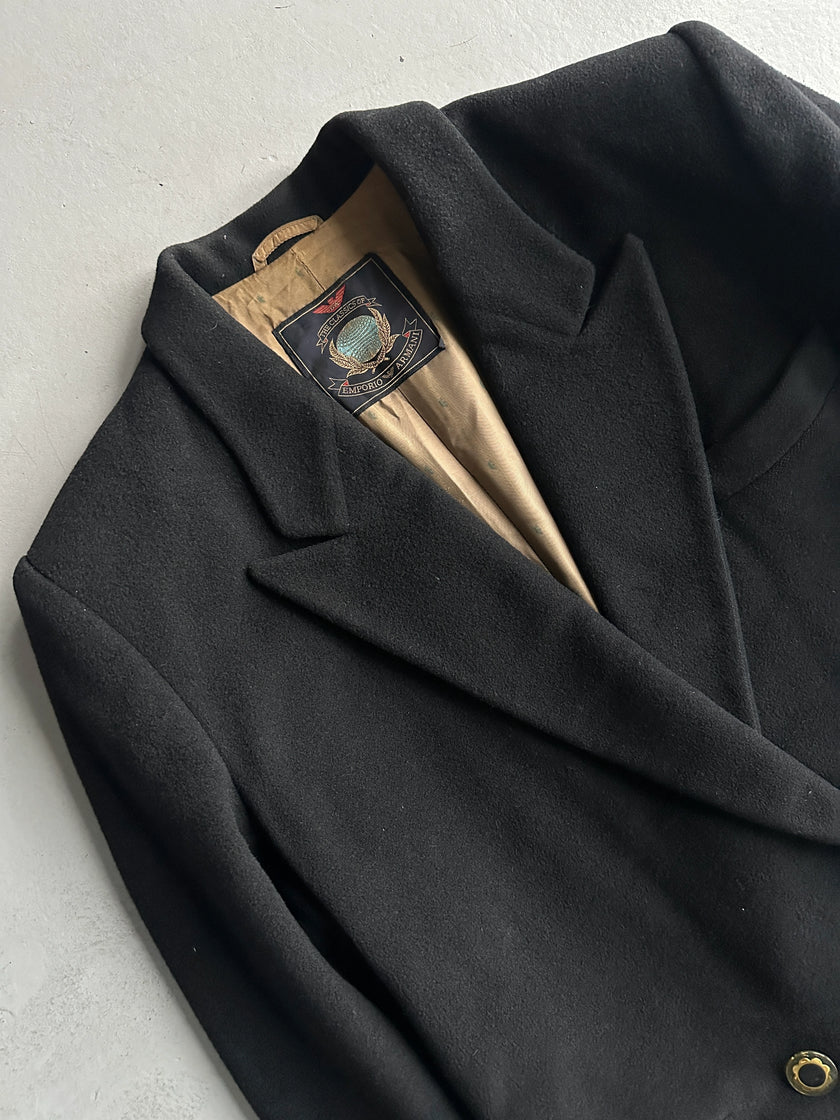 EMPORIO ARMANI - early 1990s WOOL AND CASHMERE LONG COAT