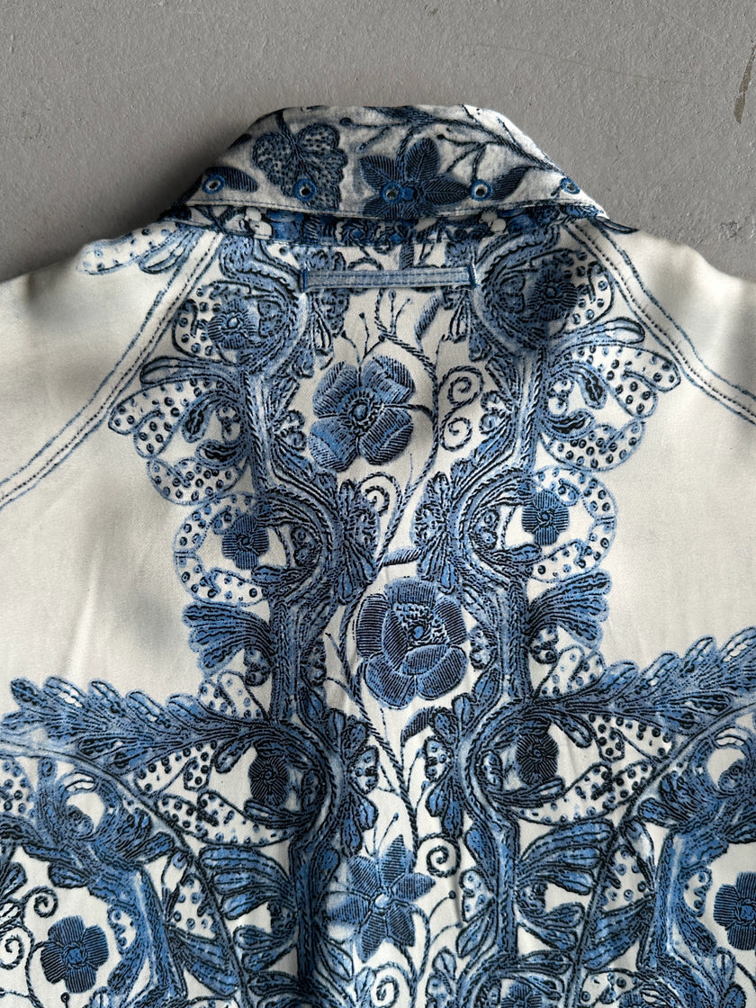 JEAN PAUL GAULTIER - S/S 2003 MATADOR ROSARY BIJOU METAL CHARM LONG SLEEVE SHIRT