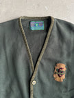 1980s BUTTONED CARDIGAN