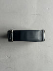 GIANNI VERSACE - 1980s DOUBLE BUCKLE LEATHER BELT