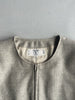 VALENTINO - 1990s BLOCK PANEL WOOL ZIPPED JACKET