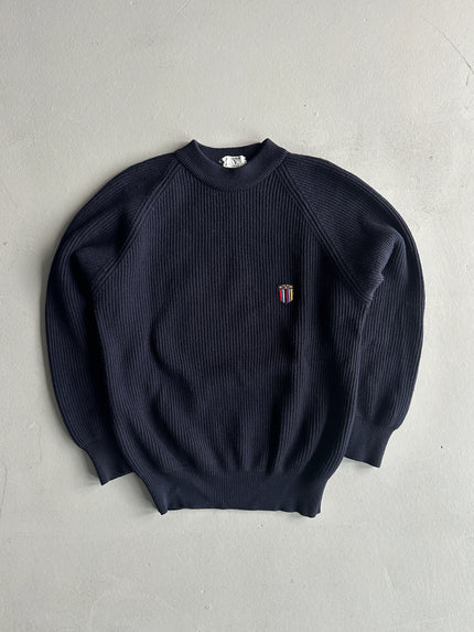 VALENTINO - 1980s MOCK NECK KNIT JUMPER