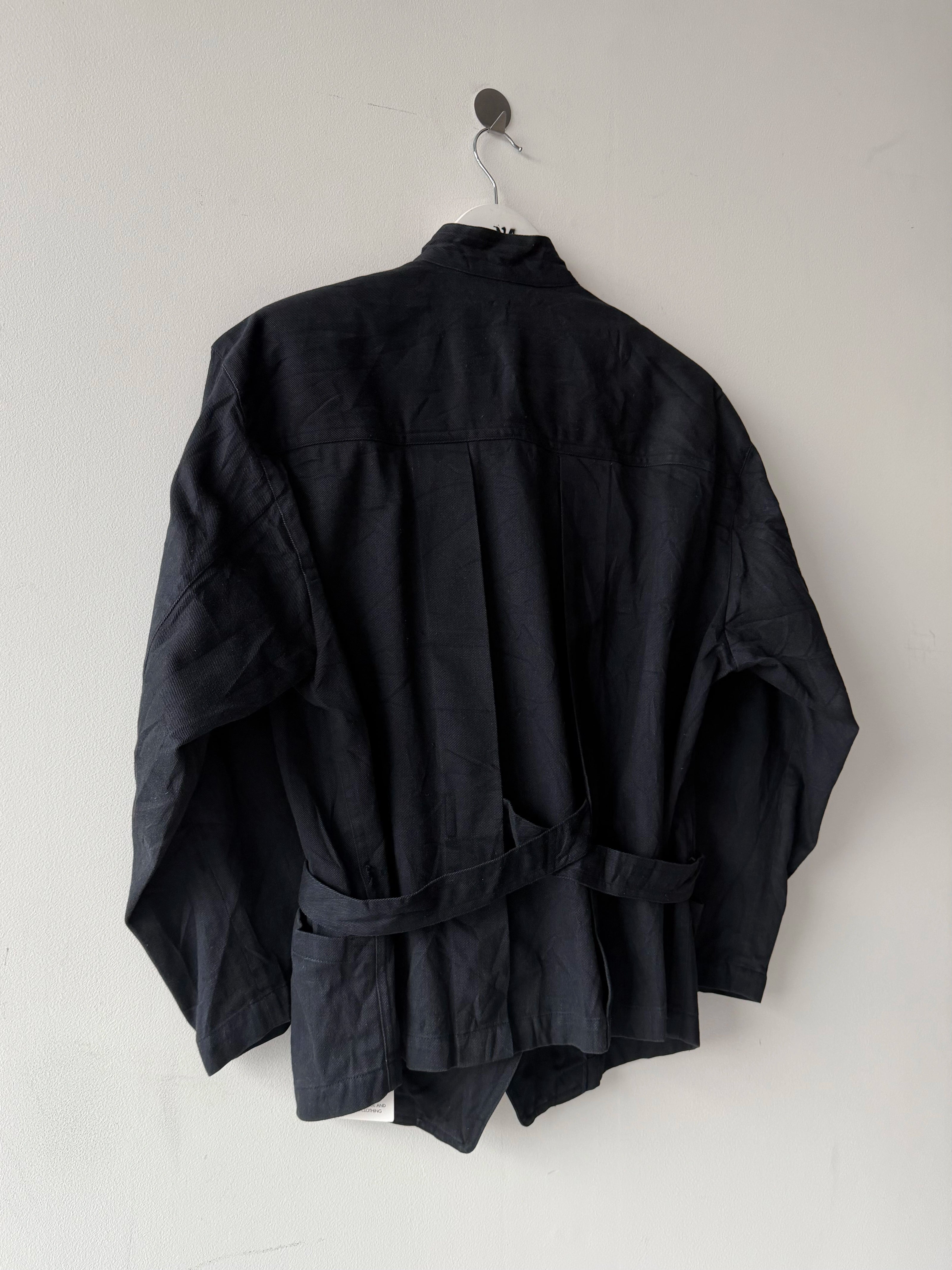ISSEY MIYAKE - 1980s ASYMMETRICAL FRONT CLOSURE JACKET