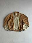 ARMANI JEANS 1990s CONTRASTING BACK SLEEVE LIGHT BOMBER JACKET