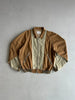 ARMANI JEANS 1990s CONTRASTING BACK SLEEVE LIGHT BOMBER JACKET