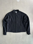 COMME DES GARÇONS - 1990s WOOL ZIPPED OVERSHIRT JACKET