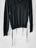 COMME DES GARÇONS -  S/S 2005 V NECK LONG SLEEVE KNIT TOP WITH LACING DETAILS
