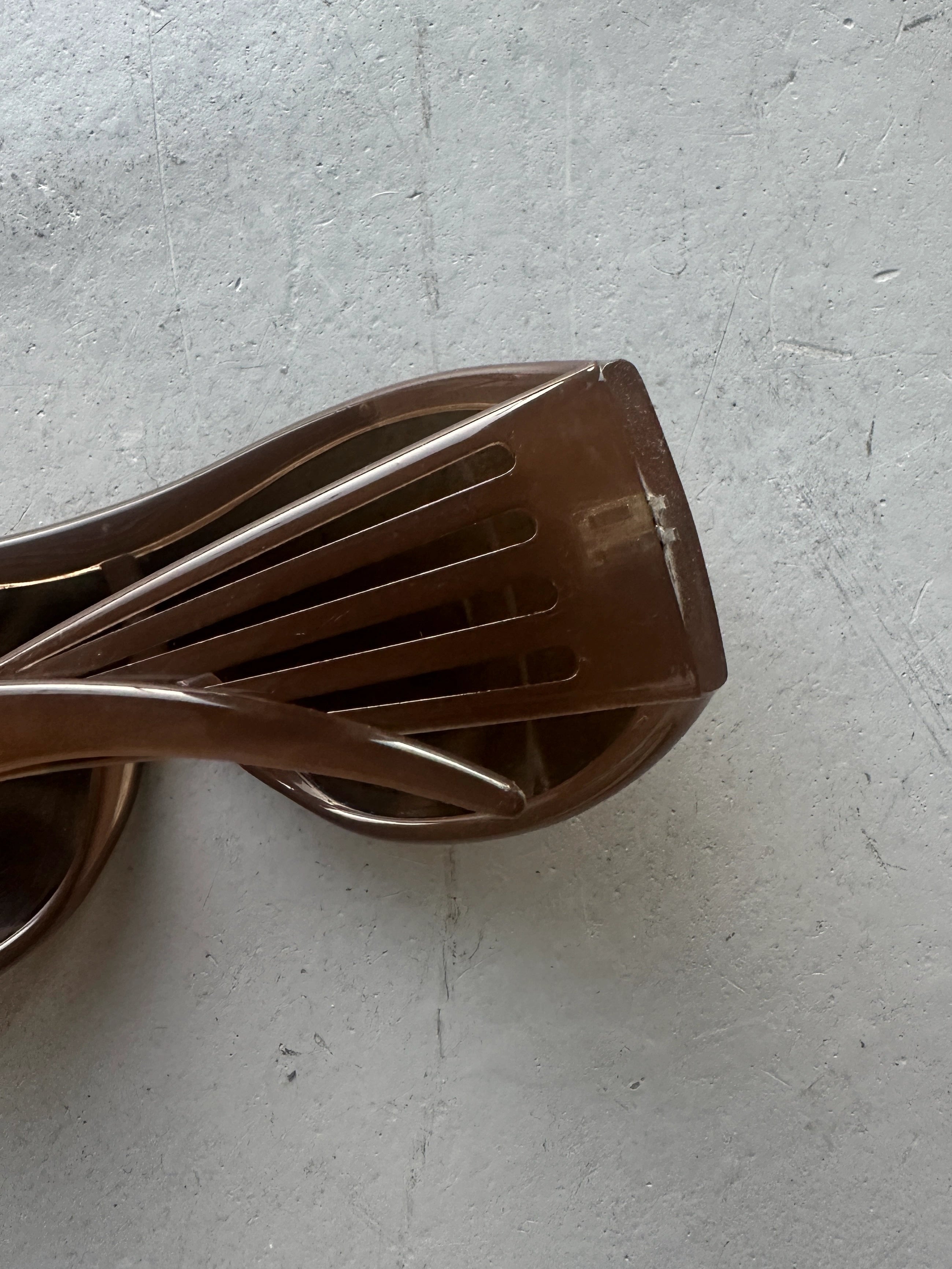 GIANFRANCO FERRÉ - 2000s OVERSIZED SHIELD SUNGLASSES