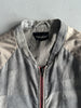 DIESEL - 2000s LINEN ZIPPED JACKET